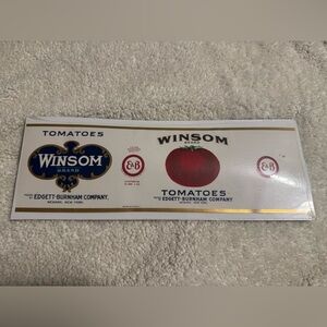 🆕 Antique authentic food label